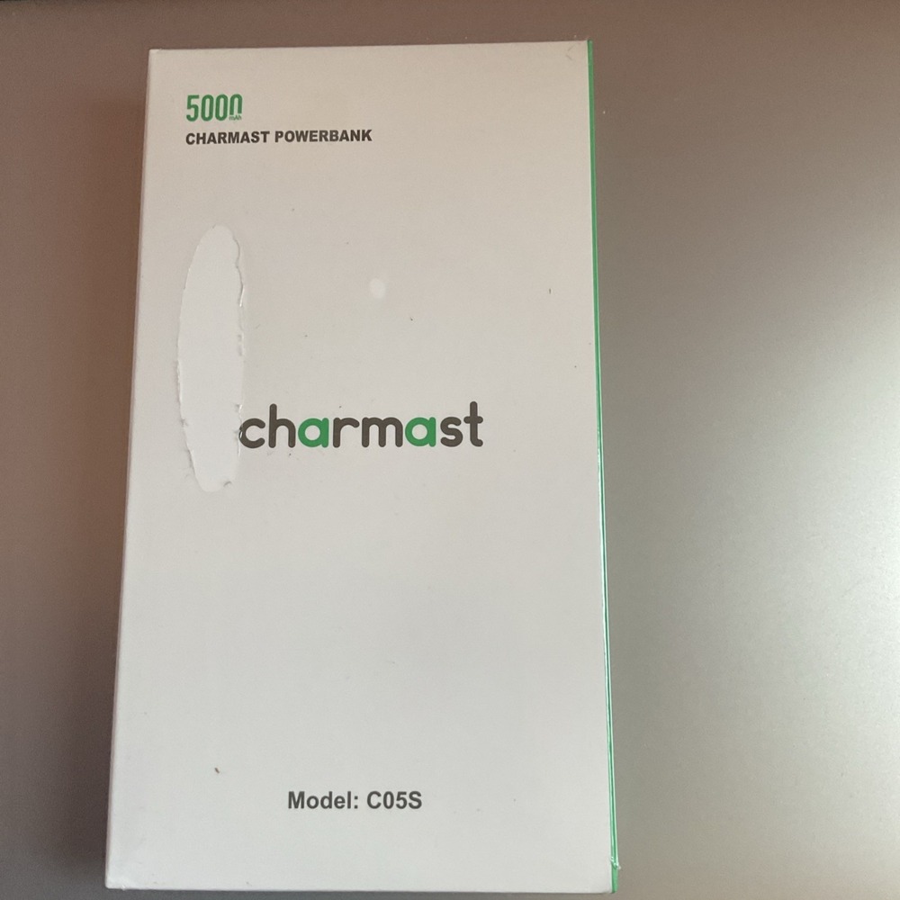 Charmast 5000 C05S Powerbank Portable Mint Green New In Box